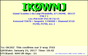 IK0WMJ 20170121 1842 40M JT65