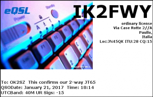 IK2FWY 20170121 1814 40M JT65