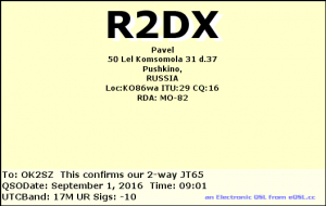 R2DX 20160901 0901 17M JT65