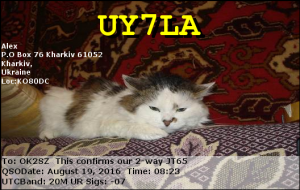 UY7LA 20160819 0823 20M JT65